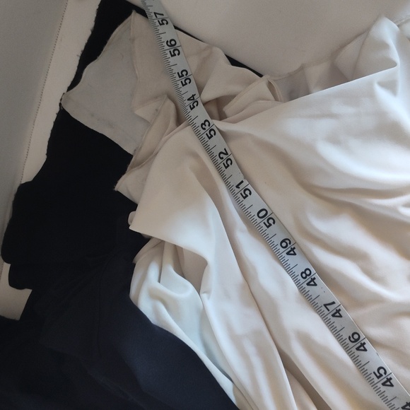 Cache Black And White Off One Shoulder  Size 6 Vintage Full Length - Picture 14 of 15